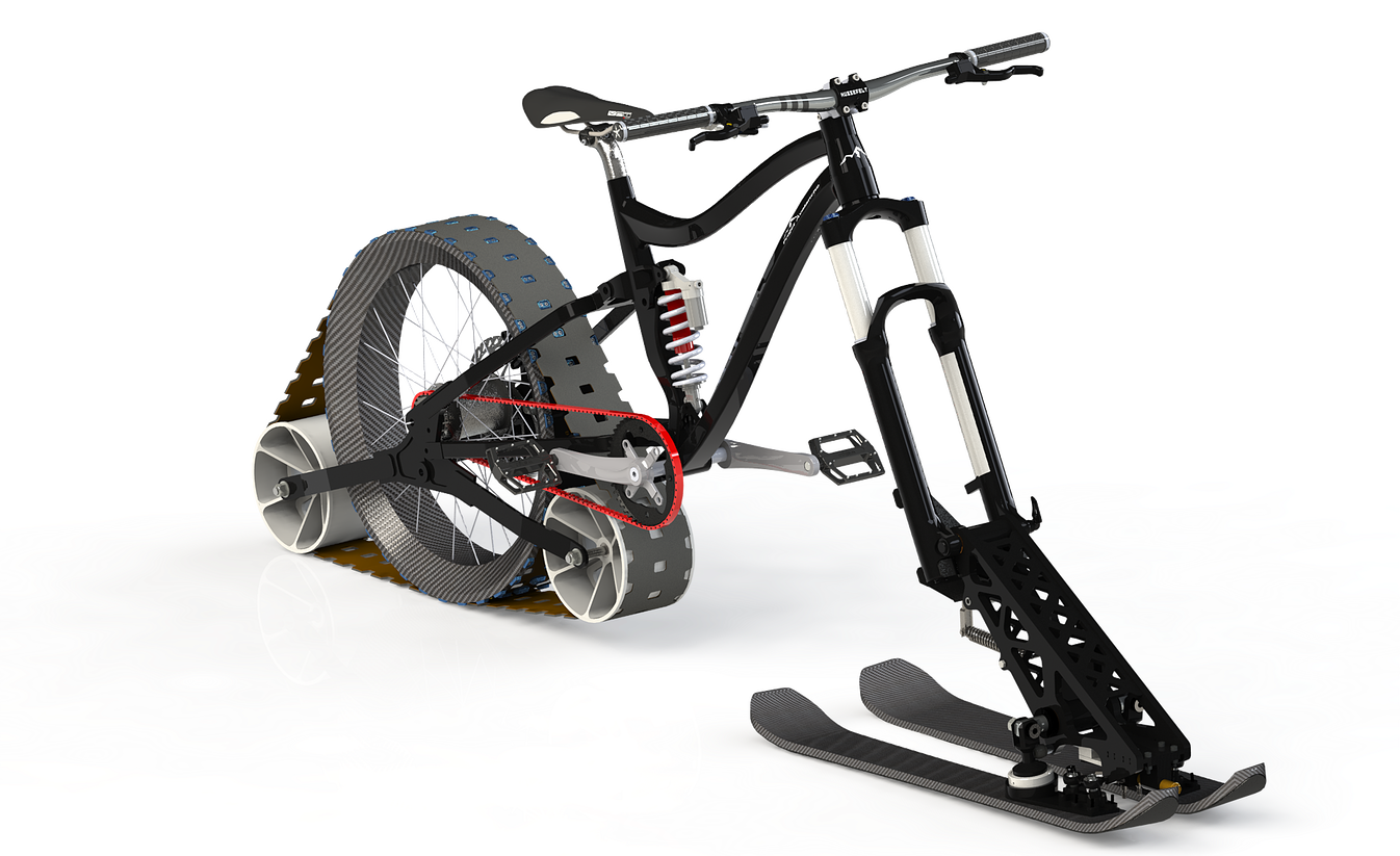 Quebec students aim to develop a more authentic snow bike